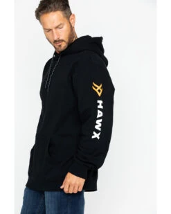 Hawx Men's Logo Sleeve Hooded Work Sweatshirt -Hawx 2000250106 001 P4