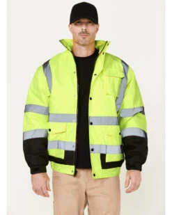 Hawx Men's High-Visibility Bomber Work Jacket -Hawx 2000251999 700 P1