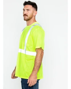 Hawx Men's Reflective Short Sleeve Work T-Shirt  -Hawx 2000252001 700 P5