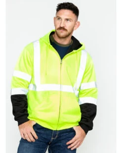 Hawx Men's Soft Shell High-Visibility Safety Jacket - Big & Tall -Hawx 2000252008 700 P1