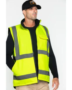 Hawx Men's Reversible Reflective Work Vest -Hawx 2000252009 700 P1