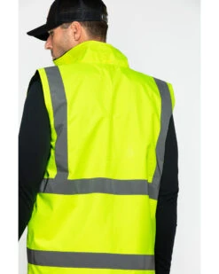 Hawx Men's Reversible Reflective Work Vest -Hawx 2000252009 700 P2