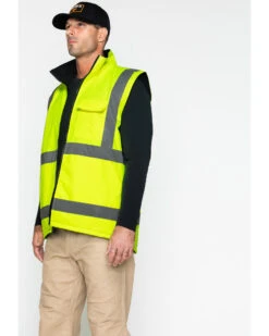 Hawx Men's Reversible Reflective Work Vest -Hawx 2000252009 700 P4
