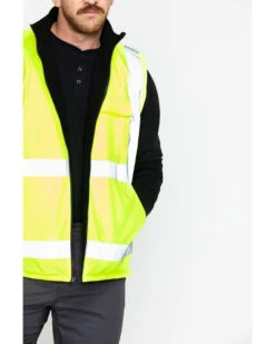 Hawx Men's Reversible Hi-Vis Reflective Work Vest - Big & Tall -Hawx 2000252010 700 P5