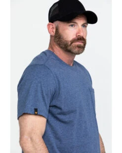 Hawx Men's Pocket Crew Short Sleeve Work T-Shirt - Tall  -Hawx 2000276677 403 P3