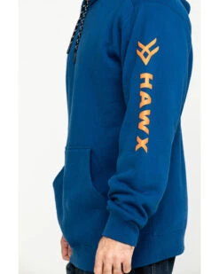 Hawx Men's Logo Sleeve Performance Fleece Hooded Work Sweatshirt - Big & Tall -Hawx 2000284118 400 P4