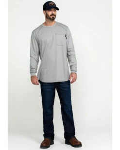 Hawx Men's FR Pocket Long Sleeve Work T-Shirt - Tall -Hawx 2000284566 040 P6