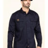 Hawx Men's FR Long Sleeve Button-Down Work Shirt