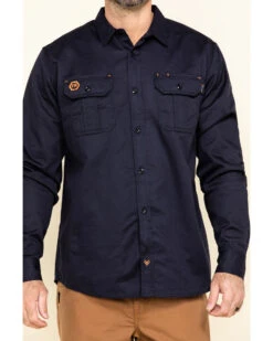 Hawx Men's FR Long Sleeve Button-Down Work Shirt -Hawx 2000284655 410 P4