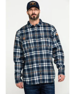 Hawx Men's FR Plaid Print Long Sleeve Woven Work Shirt - Big -Hawx 2000284665 400 P1