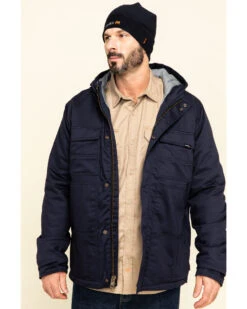 Hawx Men's FR Duck Hooded Work Jacket -Hawx 2000291230 410 P1