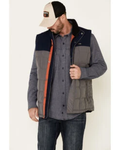 Hawx Men's Gray Colorblock Whistler Insulated Work Vest 11 Hawx Men's Gray Colorblock Whistler Insulated Work Vest -Hawx 2000327324 020 P2