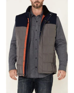 Hawx Men's Gray Colorblock Whistler Insulated Work Vest  -Hawx 2000327324 020 P3 1