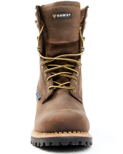 Hawx Men's 8" Waterproof Logger Boots - Soft Toe -Hawx 2000335844 200 P4