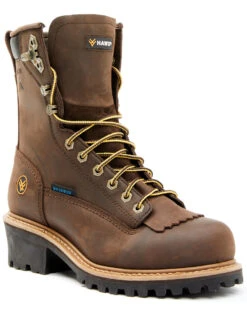 Hawx Men's 8" Waterproof Logger Boots - Steel Toe