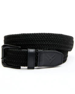 Hawx Men's Braided Leather Detail Work Belt