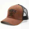 Hawx Men's Dark Brown Logo Graphic Mesh-Back Ball Cap -Hawx 2000342950 201 P1