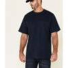 Hawx Men's Solid Navy Forge Short Sleeve Work Pocket T-Shirt  -Hawx 2000345269 410 P1