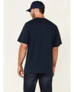 Hawx Men's Solid Navy Forge Short Sleeve Work Pocket T-Shirt  -Hawx 2000345269 410 P4