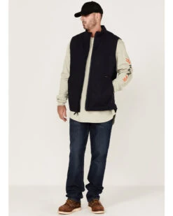 Hawx Men's FR Solid Zip-Front Insulated Work Vest -Hawx 2000349493 410 P2