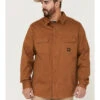 Hawx Men's Brawlins Weathered Bedford Button-Down Cord Work Shirt Jacket