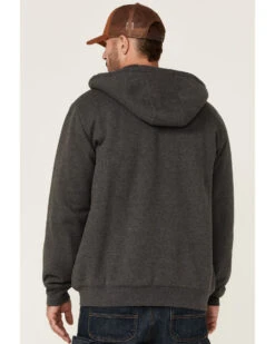 Hawx Men's Charcoal Sherpa-Lined Zip-Front Hooded Work Jacket  -Hawx 2000351914 022 P4 1