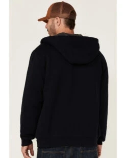 Hawx Men's Navy Sherpa Lined Zip-Front Hooded Work Jacket  -Hawx 2000351915 410 P4 1