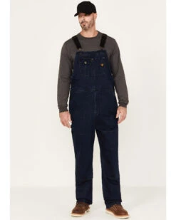 Hawx Men's Stretch Denim Bib Overalls