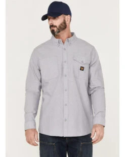 Hawx Men's Chambray Sun Protection Western Shirt 