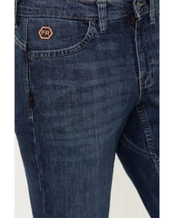 Hawx Men's FR Sheridan Dark Wash 5-Pocket Slim Bootcut Stretch Jeans -Hawx 2000357997 402 P2