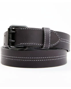 Hawx Men's Leather Double Prong Belt