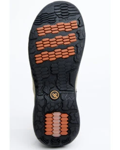 Hawx Men's Talon Dark Brown Umber Waterproof Lace-Up Work Boot - Broad Square Toe -Hawx 2000359696 201 P7