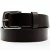Hawx Men's Dark Brown Beveled Edge Leather Belt -Hawx 2000365634 201 P1
