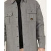 Hawx Men's Channel Quilted Flannel Button-Down Shirt Jacket