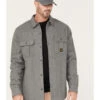 Hawx Men's Channel Quilted Flannel Button-Down Shirt Jacket - Big & Tall